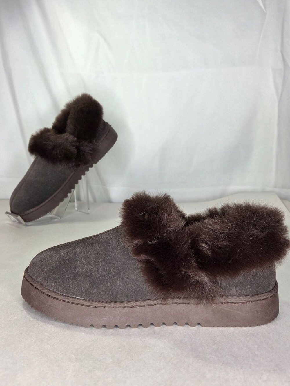 Style & Co Women's Lolaa Cozy Clog Slippers - Chocolate, Size: 6 M